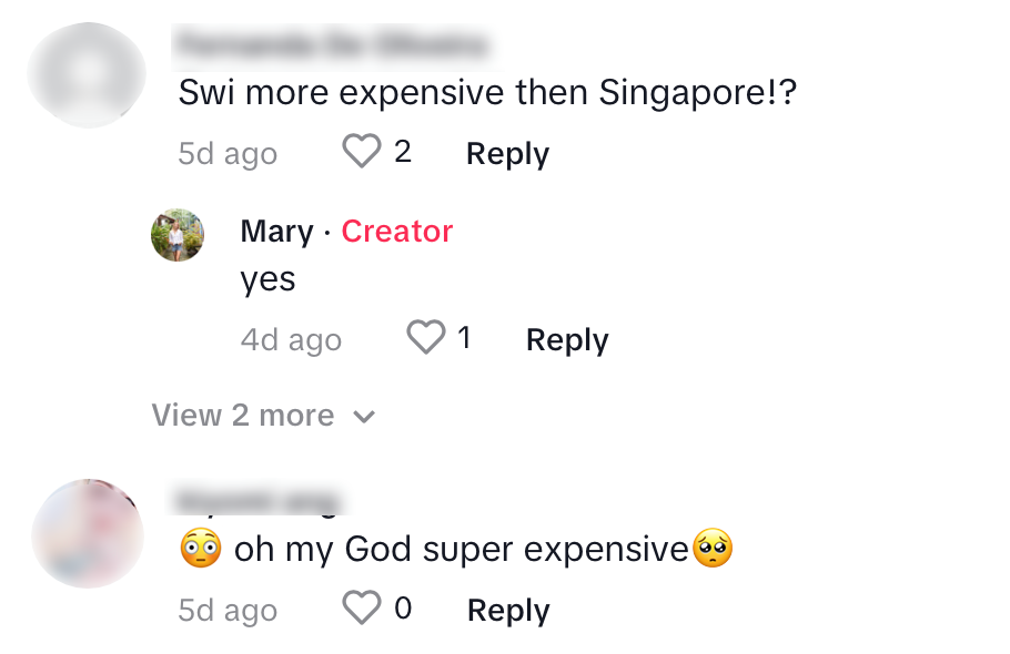 Budget Battle: Expat Compares Cost of Living in Singapore and Switzerland, Netizens Surprised