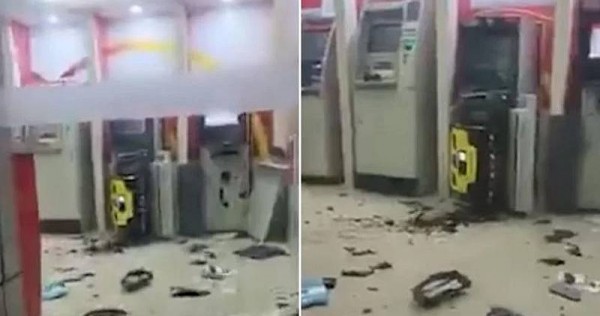 劫匪炸毁自动提款机，在马来西亚逃走超过100,000美元，马来西亚新闻