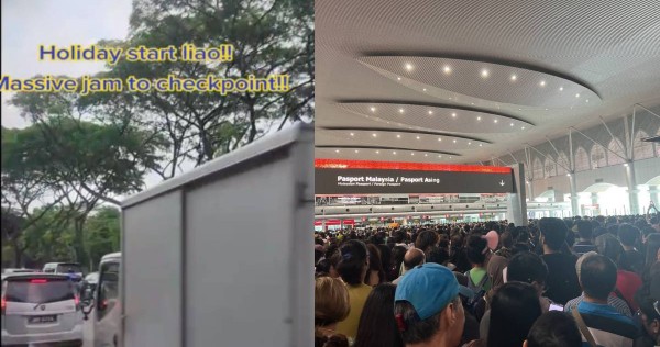 “那是地狱”：随着三月假期的开始，司机们在伍德兰兹和大士检查站陷入严重拥堵，新加坡新闻