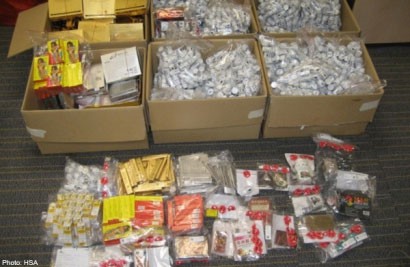 HSA seizes over $400,000 worth of illegal sex drugs