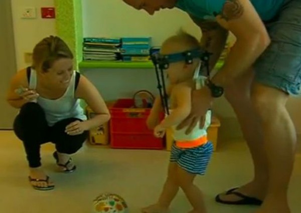 Toddler's neck no longer attached to his head