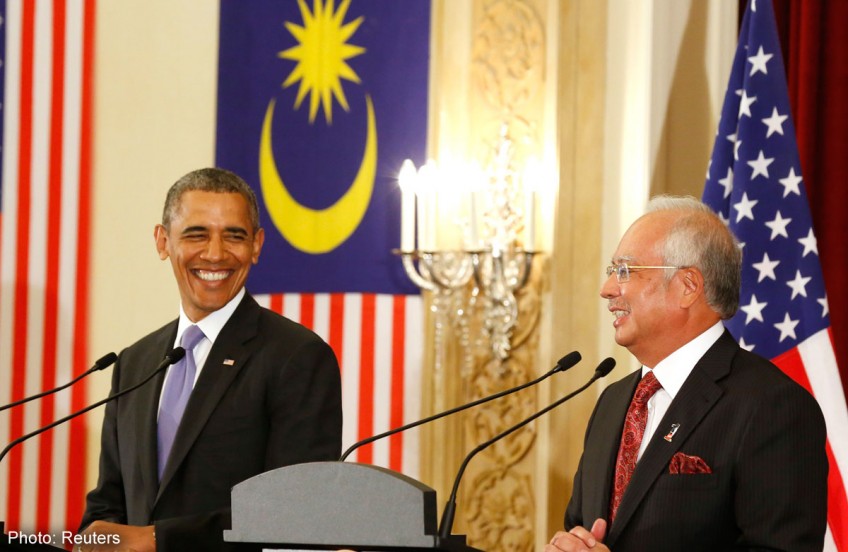 Najib, Obama agree to upgrade ties