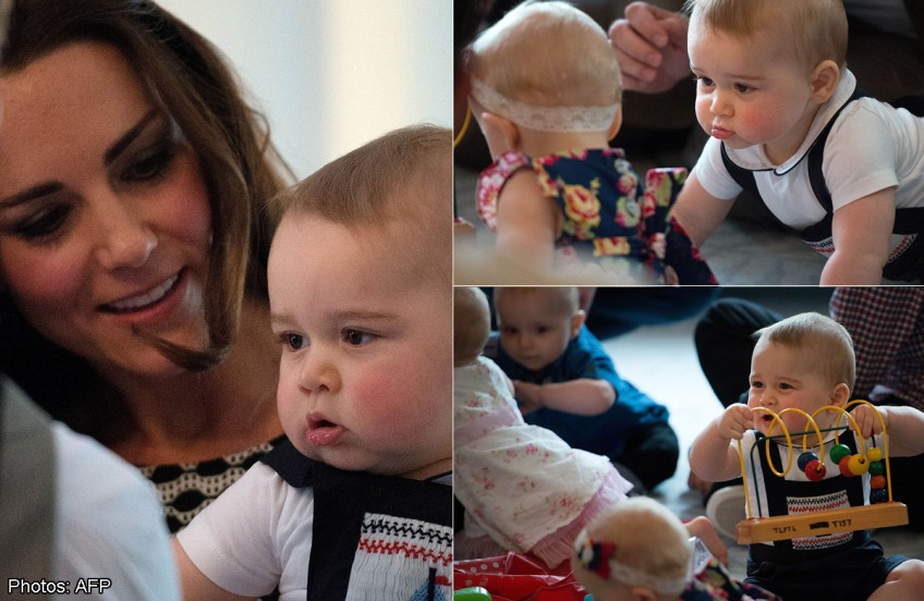 Baby George set for royal play day in New Zealand