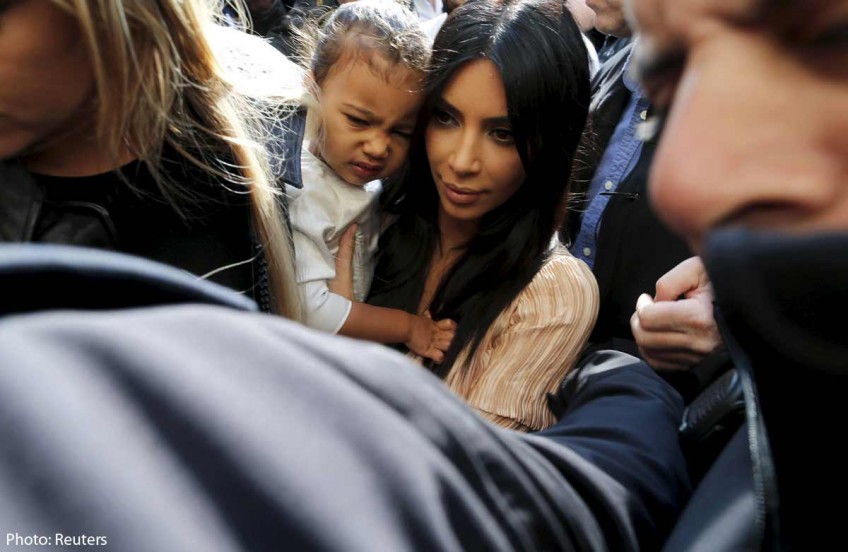 Kardashian and West in Israel for daughter's baptism