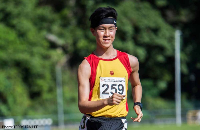 School sports: Hwa Chong student overcomes hamstring tear to achieve record-breaking feat