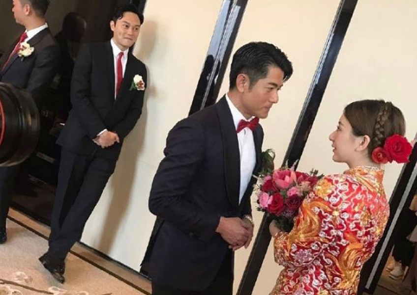 Aaron Kwok weds Moka Fang in hush-hush ceremony