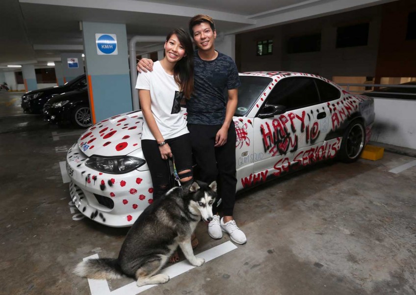 Man's 'vandalised' car turns out to be anniversary prank by his girlfriend