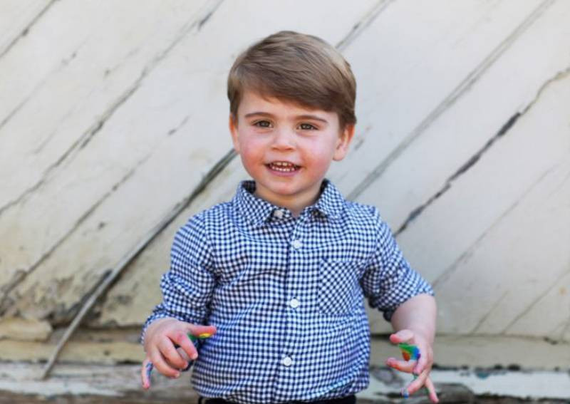 British royals publish photos of Prince Louis to mark second birthday