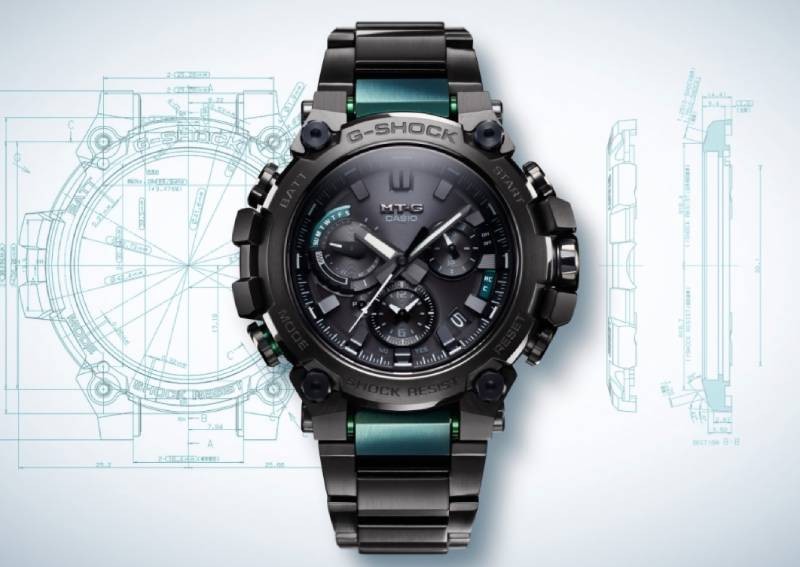 Casio's new G-Shock MTG-B3000 watch features a thinner profile, great for slim wrists