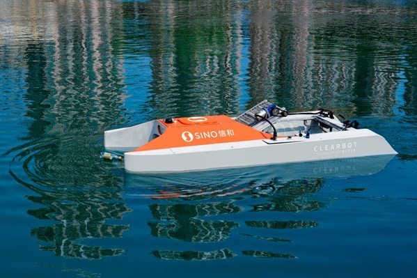 AI-enabled robotic boat cleans up harbors and rivers to keep plastic trash out of the ocean