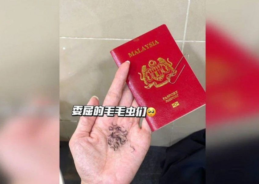 Malaysian woman pulls out eyelash extensions 'one by one' after being told they're not allowed for passport photo