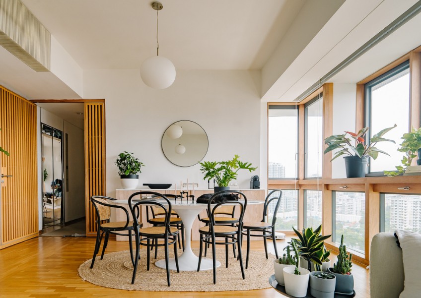 How a couple turned a 20-year-old rental apartment into a stylish home