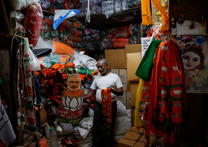 Weeks before India election, political merchandise sales pick up