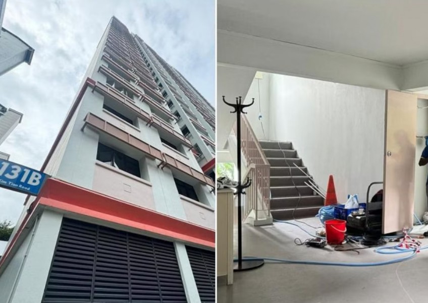 Some residents in Kim Tian Road HDB block affected by 6-hour water disruption due to burst pipe