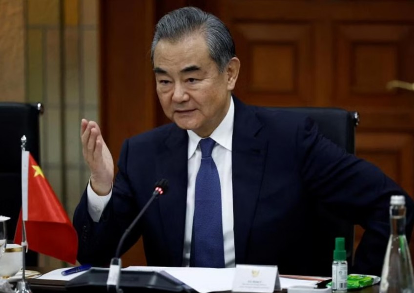 China's foreign minister says major powers should avoid rivalry in the South Pacific