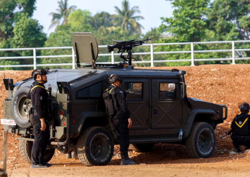 Fighting flares at Myanmar-Thai border as rebels target stranded junta troops