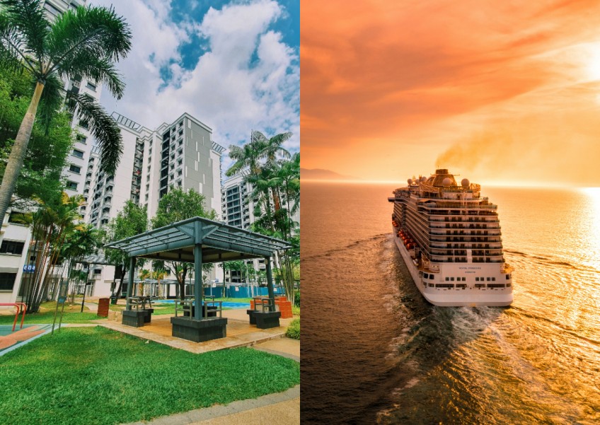 Would you sell your home to retire on a cruise ship for $300k in Singapore?