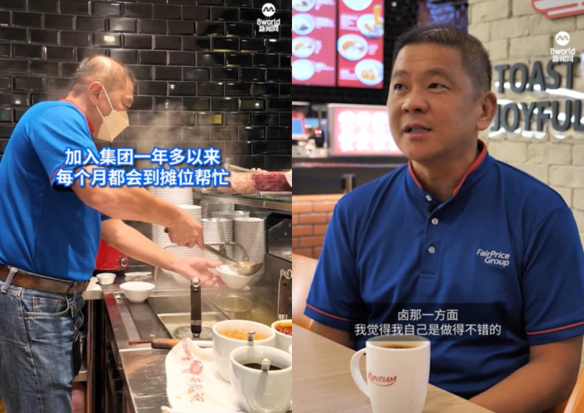 Hawker for a day: This CEO washes dishes, whips up meals at food courts he runs