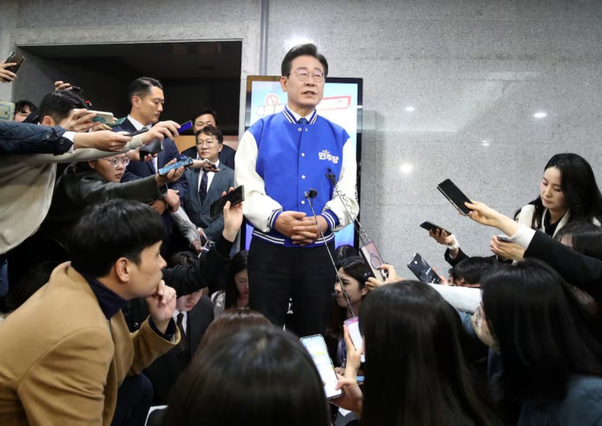 South Korea opposition wins landslide parliamentary vote in blow to Yoon