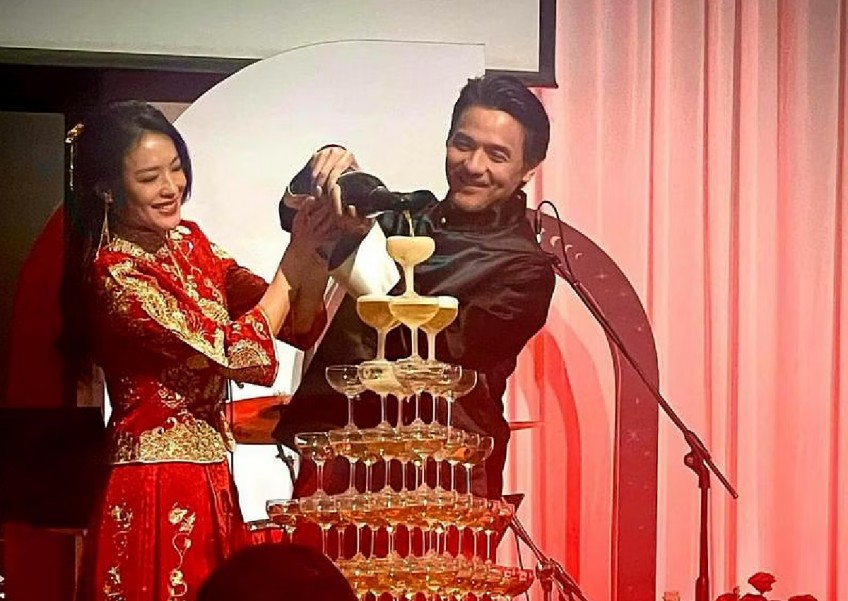 Stephen Fung throws wedding banquet-style celebration for wife Shu Qi's 48th birthday