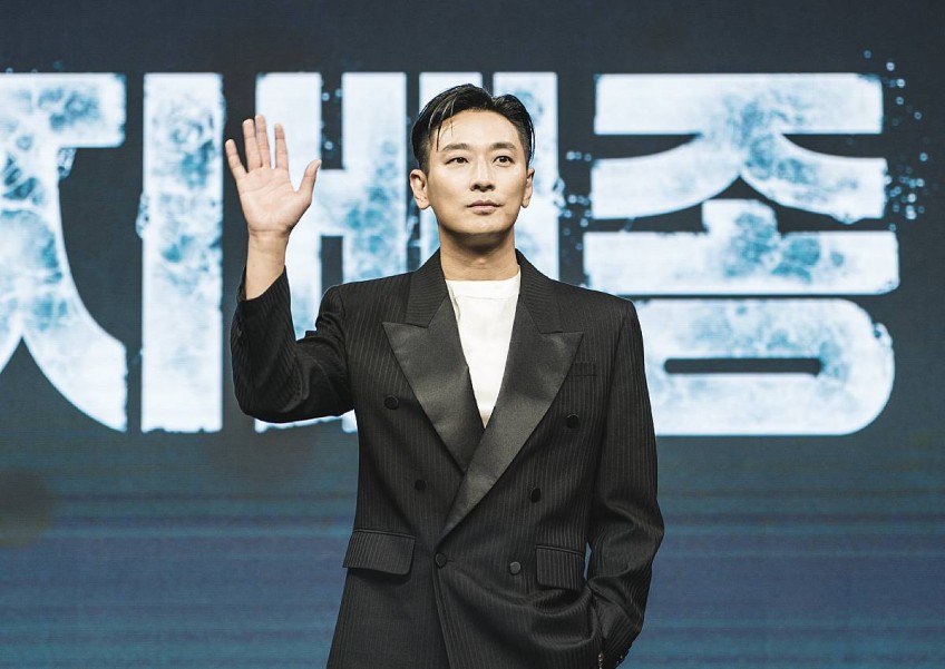 'The experience was very new': Ju Ji-hoon, called 'genius in action', on wearing tight bodysuit for VR combat scene in Blood Free