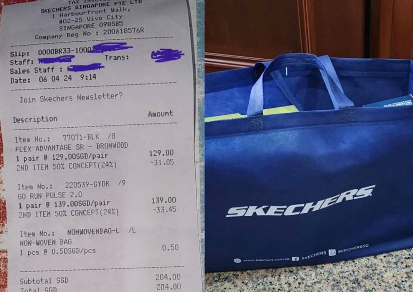 $0.50 carrier bag charge justified? Woman voices concern while Skechers says advanced notice was given