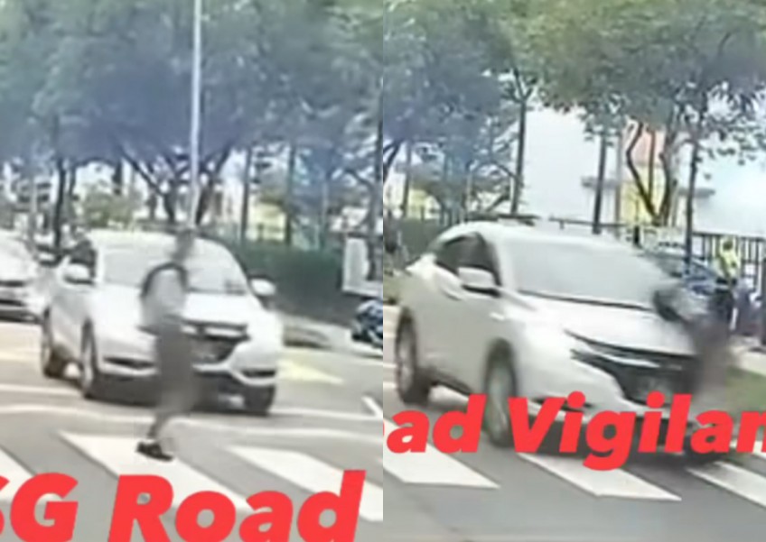 Student, 12, sent flying after car crashes into her at zebra crossing outside Bukit Batok school