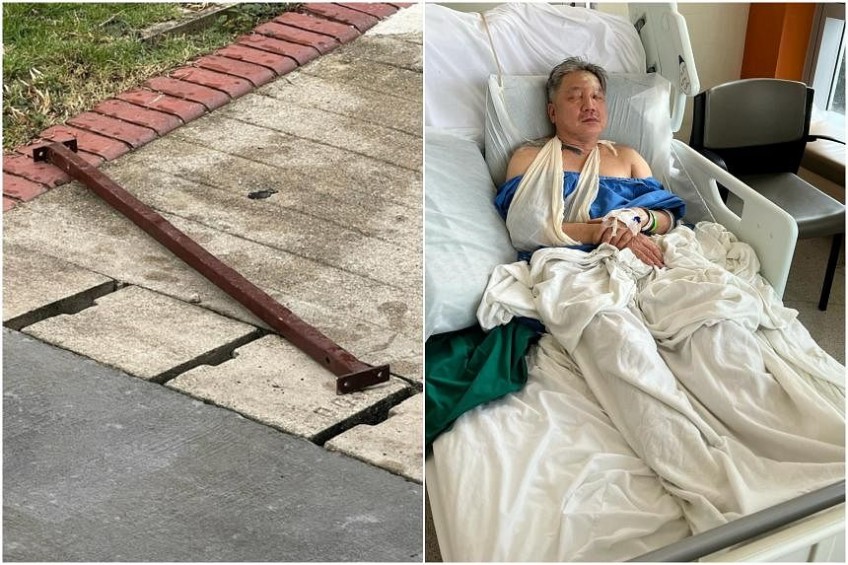 'I was terrified I would lose my life': Man suffers fractured skull  after metal rod falls from HDB rooftop
