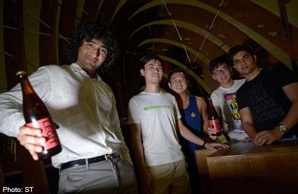 SUTD students brew their own exotic beers