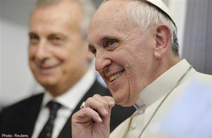 Pope's visit help Brazilian leaders to eat humble pie