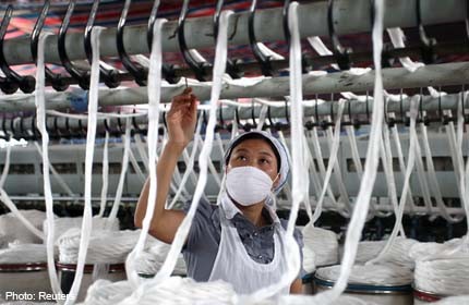 China industrial output jumps to five-month high