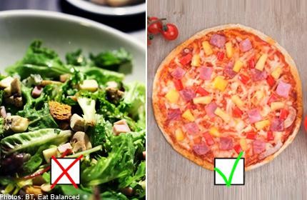 Dieter's dream: The pizza that's 'healthier than a salad'