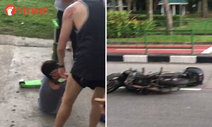  10-year-old boy on scooter taken to hospital after getting hit by motorcycle at Yishun