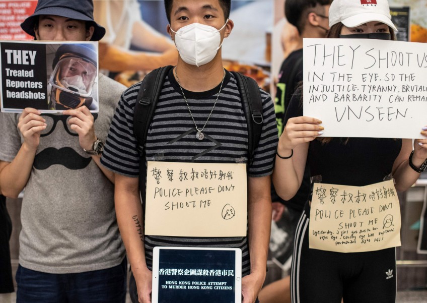 First signs of terrorism emerging in Hong Kong protests: Hong Kong and Macau Affairs Office