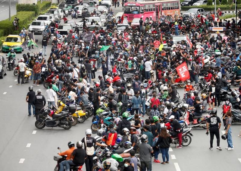 Thai protester comatose with bullet lodged in head after clashes