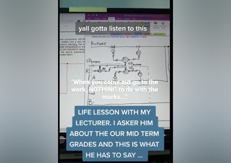 'Nothing to do with marks': Singapore Poly lecturer gets real on school grades during online lesson
