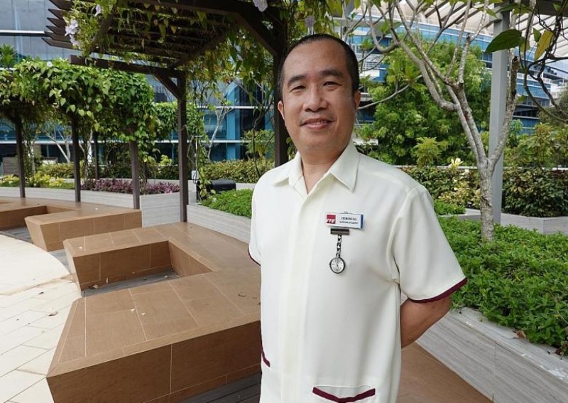Inspired by the healthcare workers who cared for his late grandmother, 51-year-old quits job to study nursing at ITE