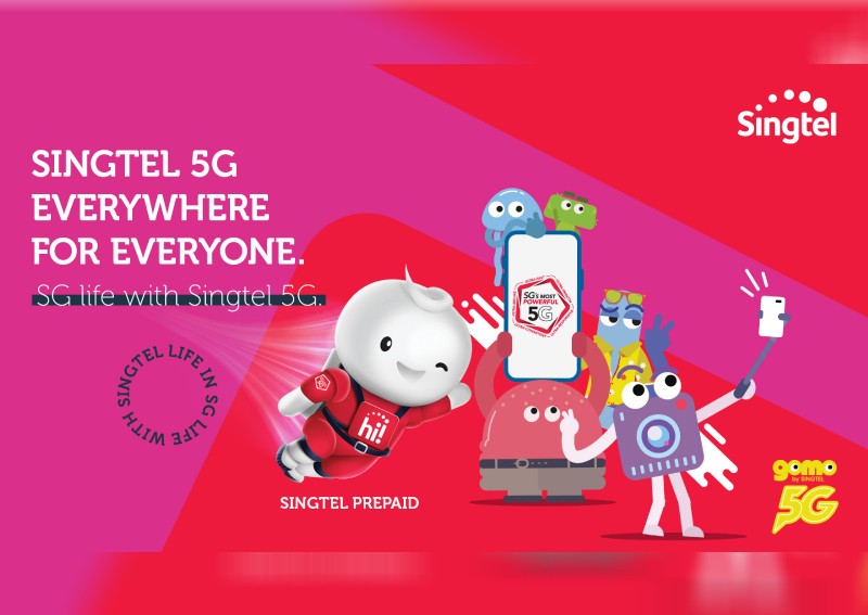 Singtel launches 5G-enabled prepaid and Gomo SIM-only plans