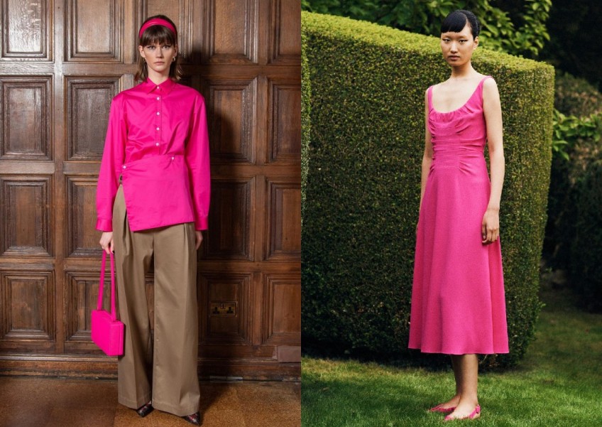 How to wear hot pink without looking like a Barbie doll