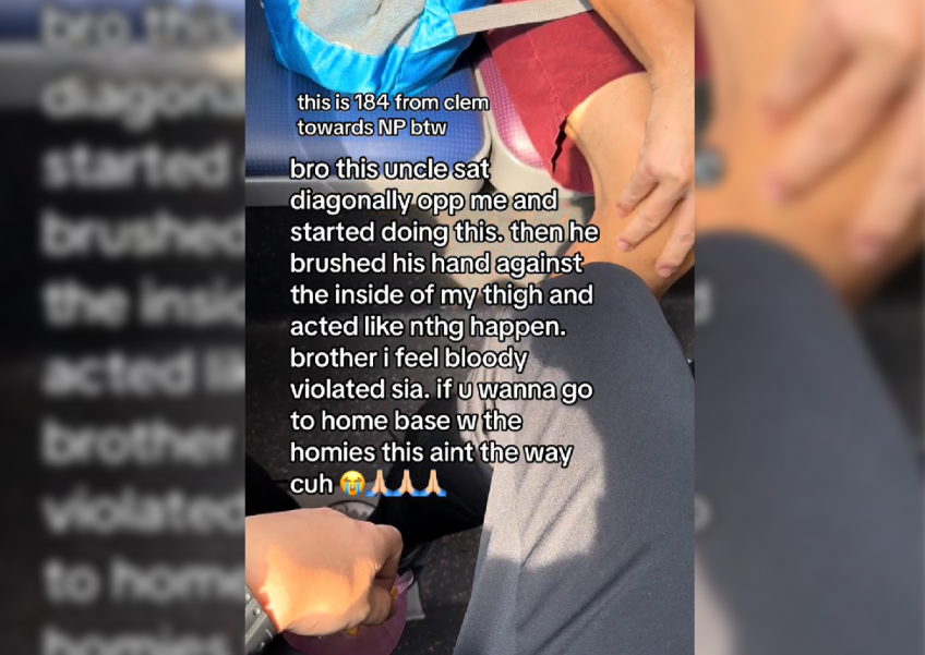 'Next time I'll touch him back': Man responds after uncle allegedly caressed his thigh on bus