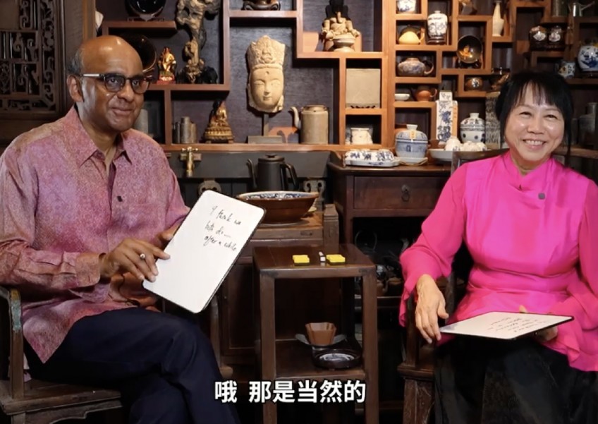 Presidential hopeful Tharman reveals why he never proposed to wife