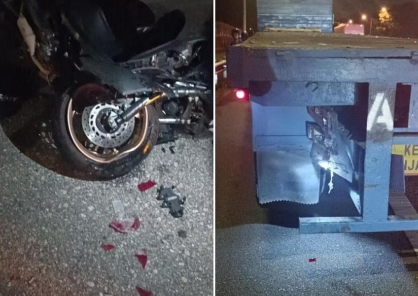 23-year-old Singaporean motorcyclist dies in traffic accident on Second Link 