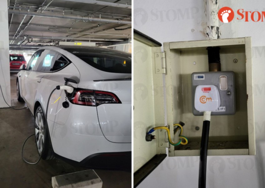 Tesla driver allegedly steals electricity from carpark to charge car