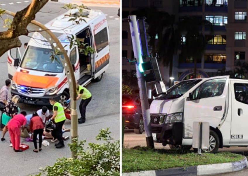 64-year-old PAB rider dies after collision with minibus in Hougang 