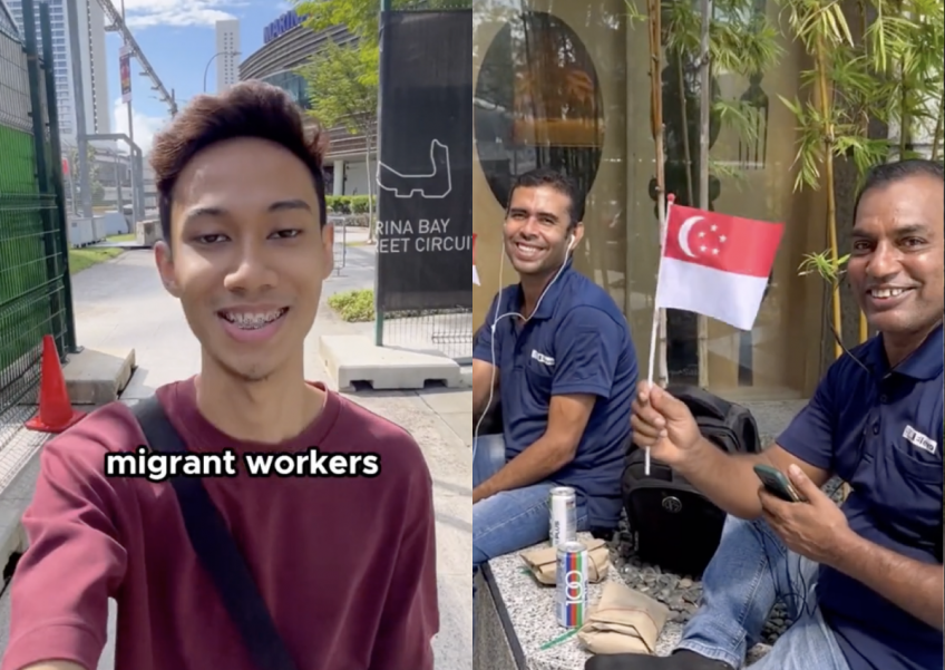 'Best time for us to show some appreciation': Influencer spends $58 on food and drinks for migrant workers on National Day