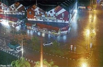 Flood havoc in Johor, Pahang