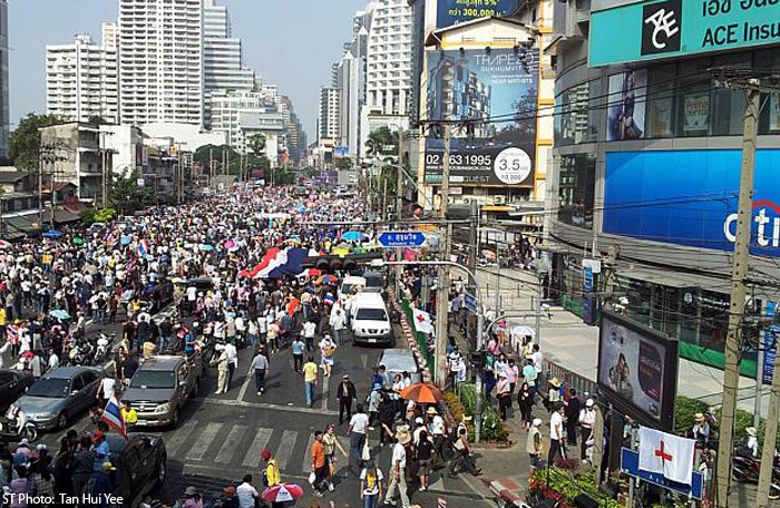 Thai opposition protesters rally to heap pressure on PM