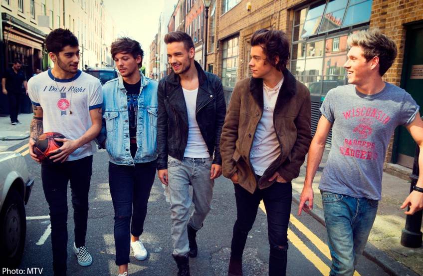UK boy-band One Direction are MTV's Stars of 2013
