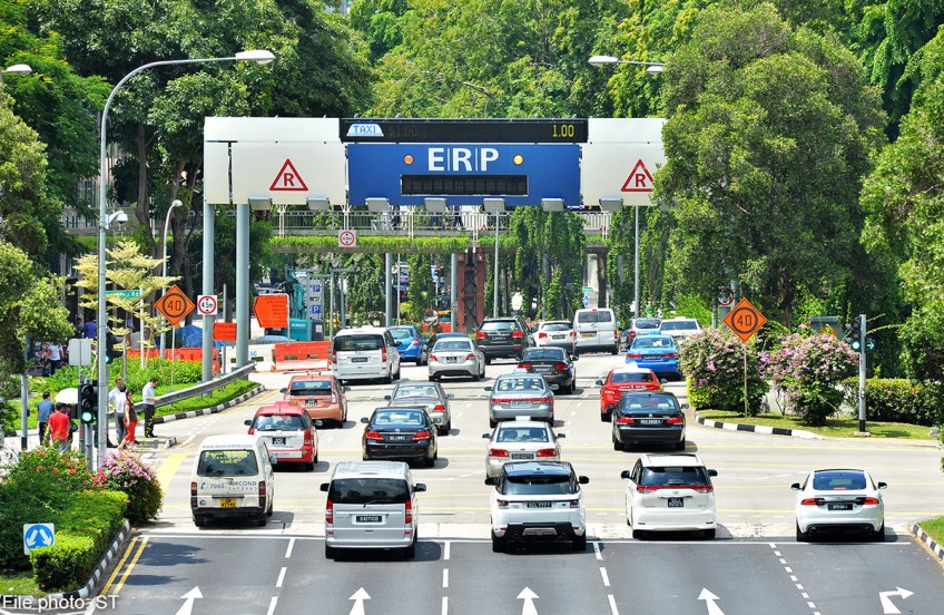 ERP charges on three AYE gantries to be extended from Feb 2