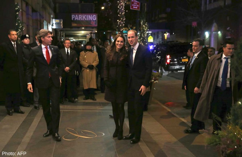 British royal couple arrives in New York